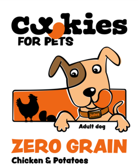 Cookies For Pets Zero Grain Chicken &amp; Potatoes 4kg