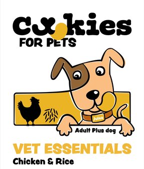 ookies for pets Vet Essentials super premium Chicken &amp; Rice 20kg