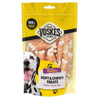 Voskes Dog Treats Chicken Calcium Bones 400gr