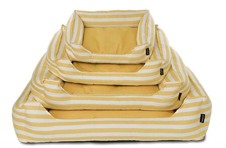 51 - Beach Stripes - Softbed - Yellow/White - 105x80cm