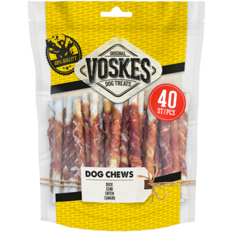 Voskes Dog Treats Eend Twist 40st