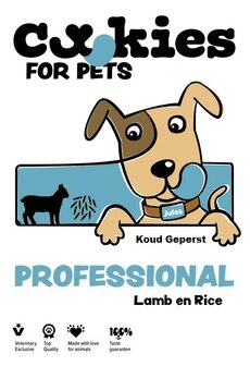 Cookies for pets Professional lamb &amp; rice 20kg (koud geperst)