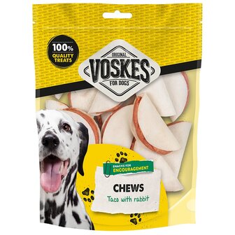 Voskes Dog Treats Taco Met Runderhuid &amp; Konijn 400gr