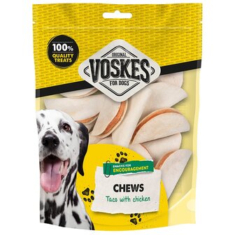 Voskes Dog Treats Taco Met Runderhuid &amp; Kip 400gr