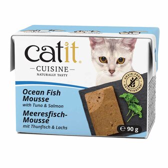 Catit Cuisine Ocean Fish Mousse with Tuna Salmon 90g