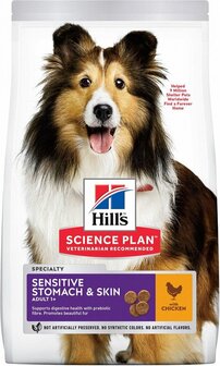 Hill&#039;s canine adult sensitive skin &amp; stomach kip 12kg