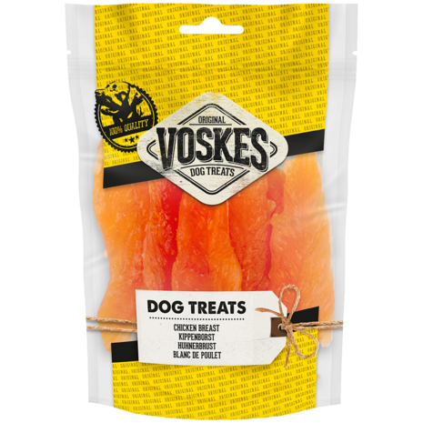 Voskes Dog Treats Kippenborstfilets 400gr