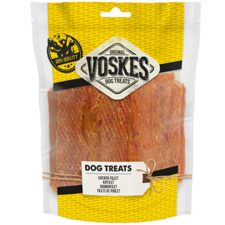 Voskes Dog Treats Kipfilet Strips 400gr