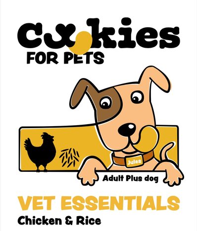 ookies for pets Vet Essentials super premium Chicken & Rice 20kg