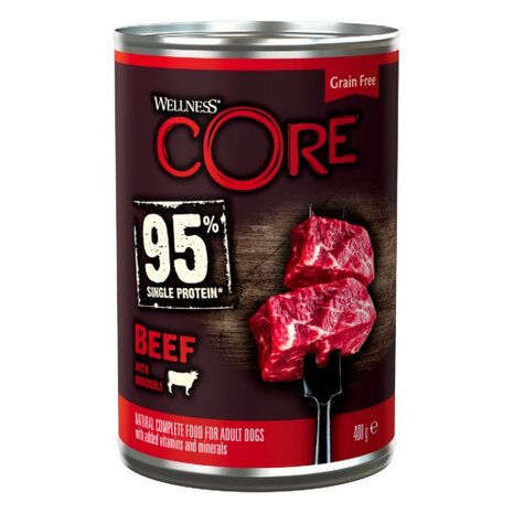 Wellness CORE 95%, rund met broccoli - 400g